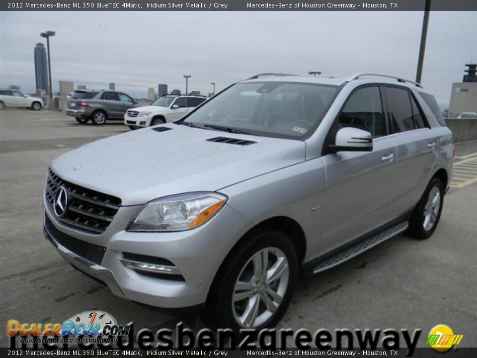 2012 Mercedes-Benz ML 350 BlueTEC 4Matic Iridium Silver Metallic / Grey Photo #1