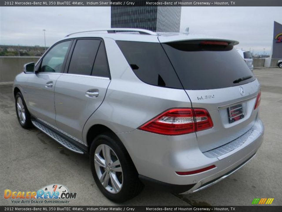 2012 Mercedes-Benz ML 350 BlueTEC 4Matic Iridium Silver Metallic / Grey Photo #7