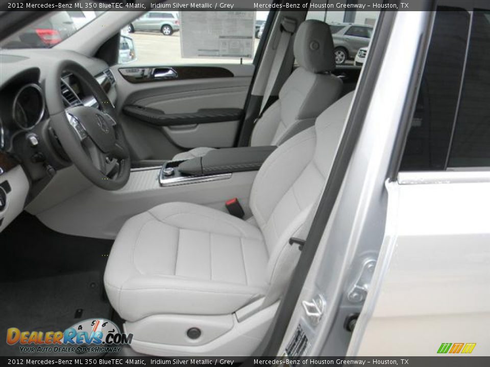 Grey Interior - 2012 Mercedes-Benz ML 350 BlueTEC 4Matic Photo #11