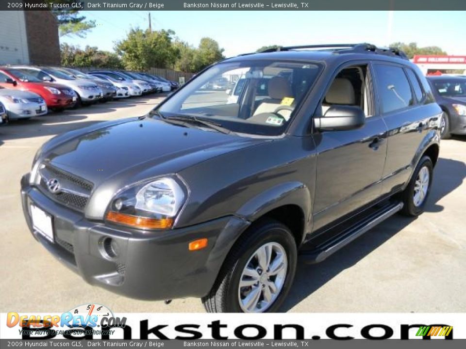 2009 Hyundai Tucson GLS Dark Titanium Gray / Beige Photo #1