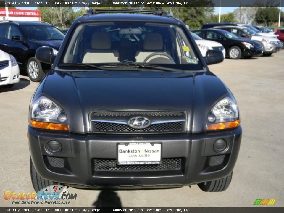 2009 Hyundai Tucson GLS Dark Titanium Gray / Beige Photo #2