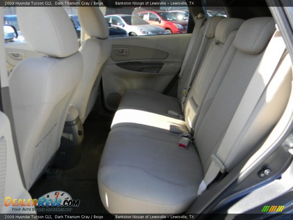 2009 Hyundai Tucson GLS Dark Titanium Gray / Beige Photo #7
