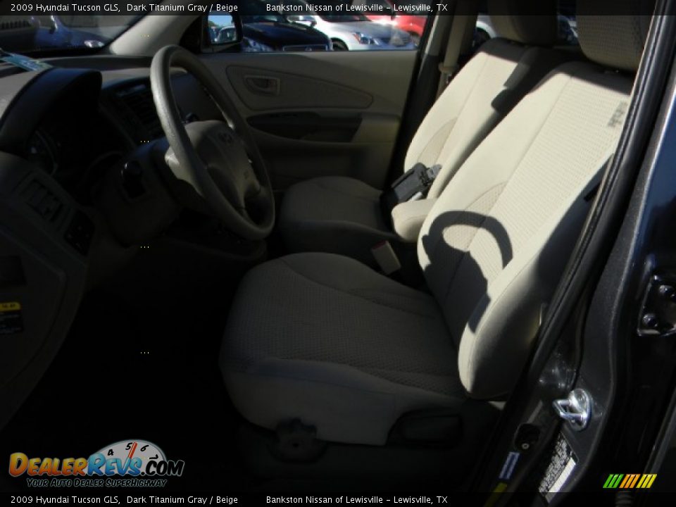 2009 Hyundai Tucson GLS Dark Titanium Gray / Beige Photo #8