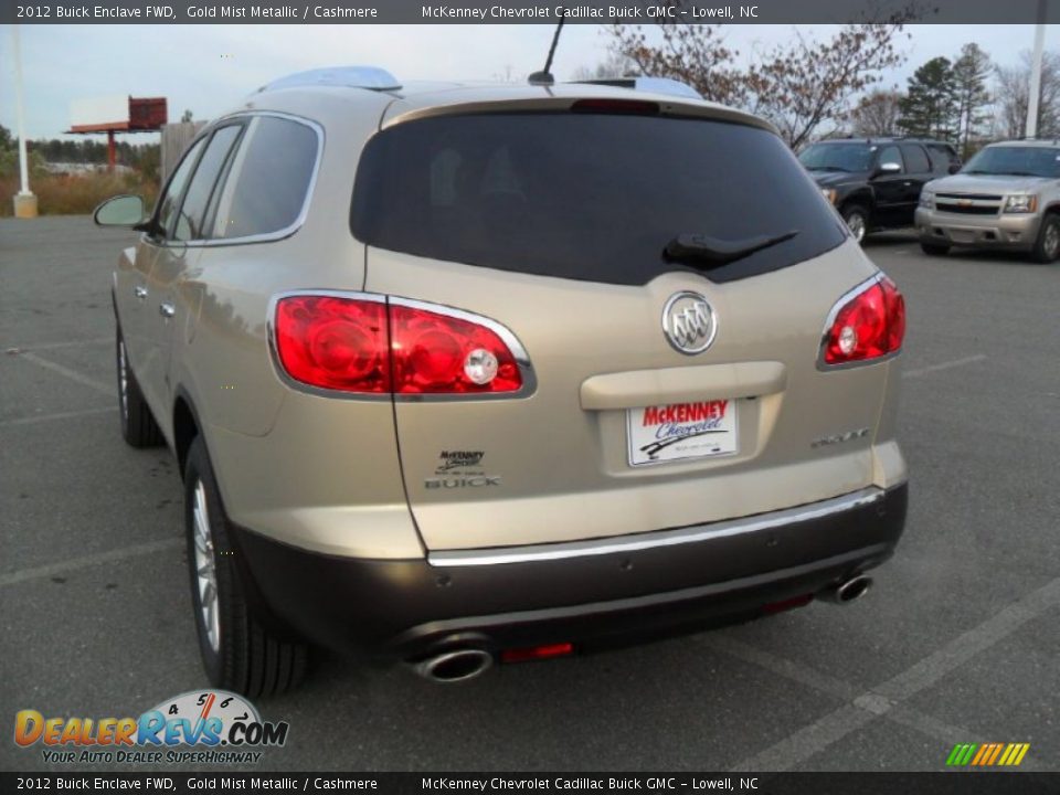 2012 Buick Enclave FWD Gold Mist Metallic / Cashmere Photo #3