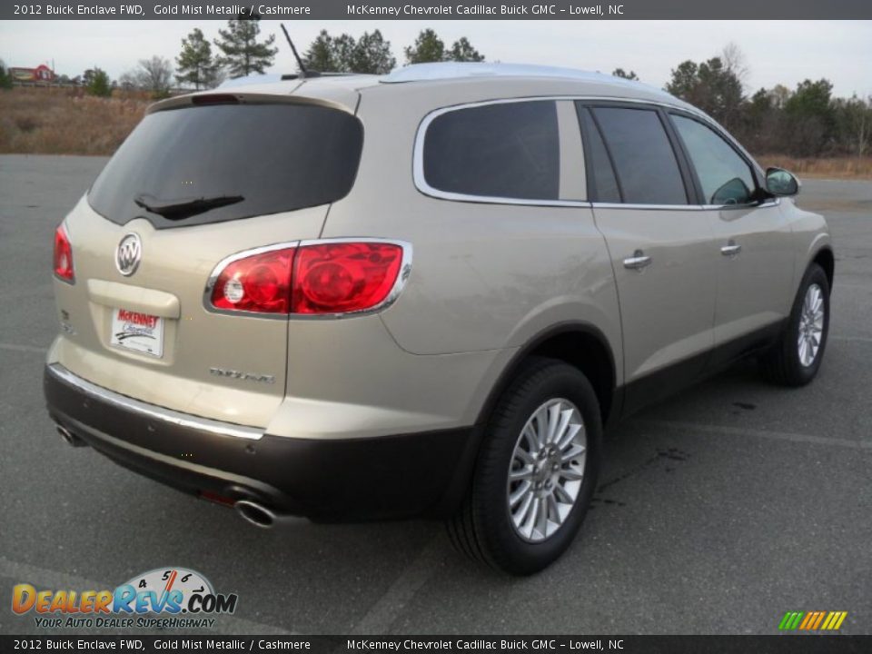 2012 Buick Enclave FWD Gold Mist Metallic / Cashmere Photo #4