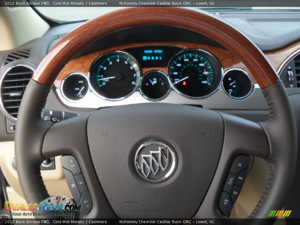 2012 Buick Enclave FWD Gold Mist Metallic / Cashmere Photo #13