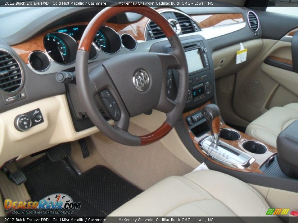 2012 Buick Enclave FWD Gold Mist Metallic / Cashmere Photo #29