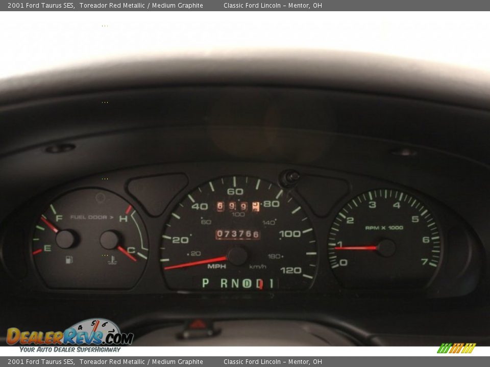 2001 Ford Taurus SES Gauges Photo #8