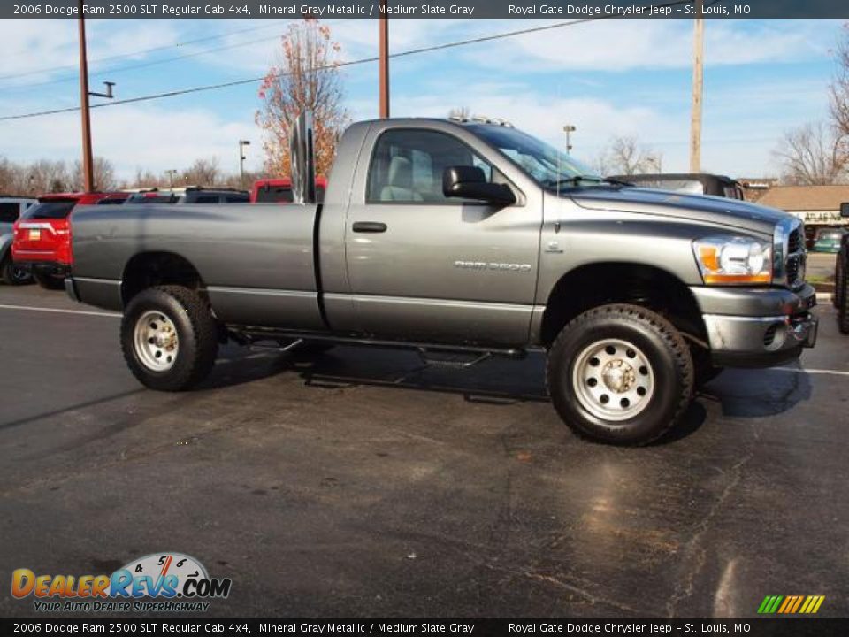 2006 Dodge Ram 2500 SLT Regular Cab 4x4 Mineral Gray Metallic / Medium Slate Gray Photo #2