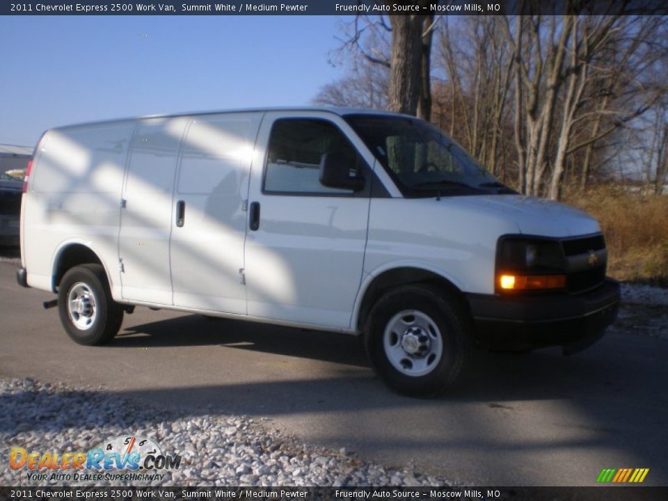 2011 Chevrolet Express 2500 Work Van Summit White / Medium Pewter Photo #21