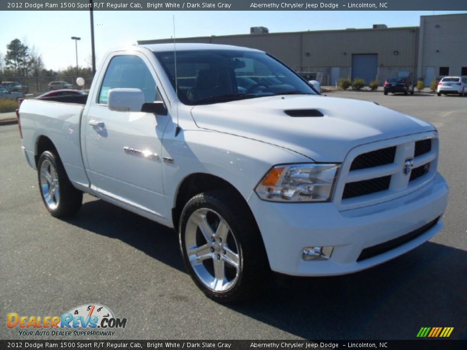 2012 Dodge Ram 1500 Sport R/T Regular Cab Bright White / Dark Slate Gray Photo #5