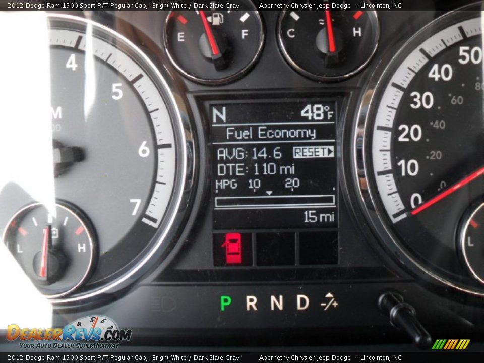 2012 Dodge Ram 1500 Sport R/T Regular Cab Bright White / Dark Slate Gray Photo #13