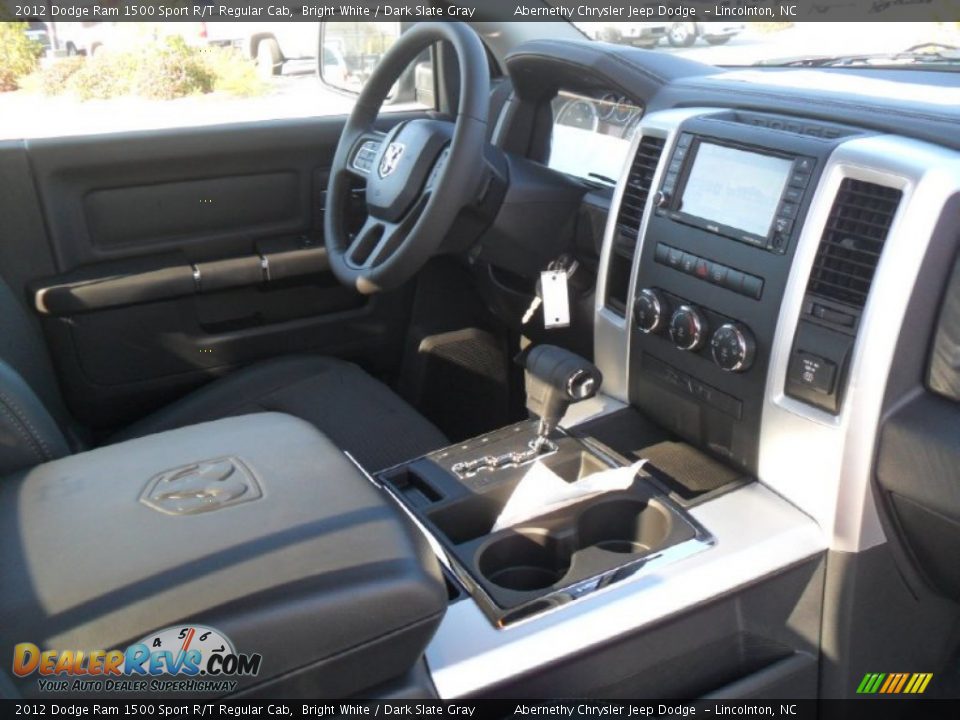 2012 Dodge Ram 1500 Sport R/T Regular Cab Bright White / Dark Slate Gray Photo #16