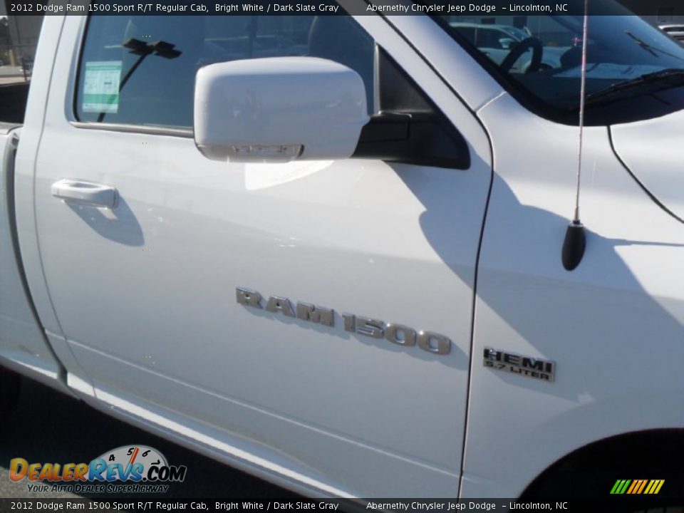 2012 Dodge Ram 1500 Sport R/T Regular Cab Bright White / Dark Slate Gray Photo #19