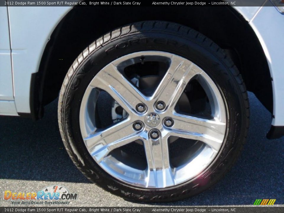 2012 Dodge Ram 1500 Sport R/T Regular Cab Bright White / Dark Slate Gray Photo #20