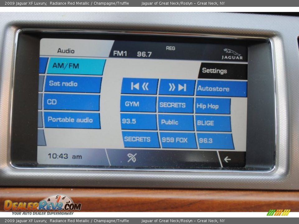 2009 Jaguar XF Luxury Radiance Red Metallic / Champagne/Truffle Photo #22