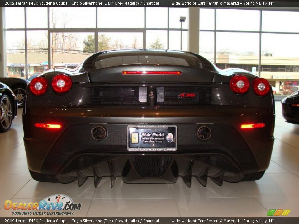 2009 Ferrari F430 Scuderia Coupe Grigio Silverstone (Dark Grey Metallic) / Charcoal Photo #6