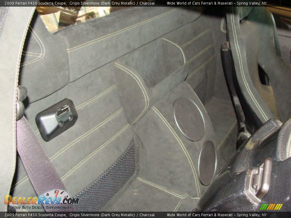2009 Ferrari F430 Scuderia Coupe Grigio Silverstone (Dark Grey Metallic) / Charcoal Photo #15