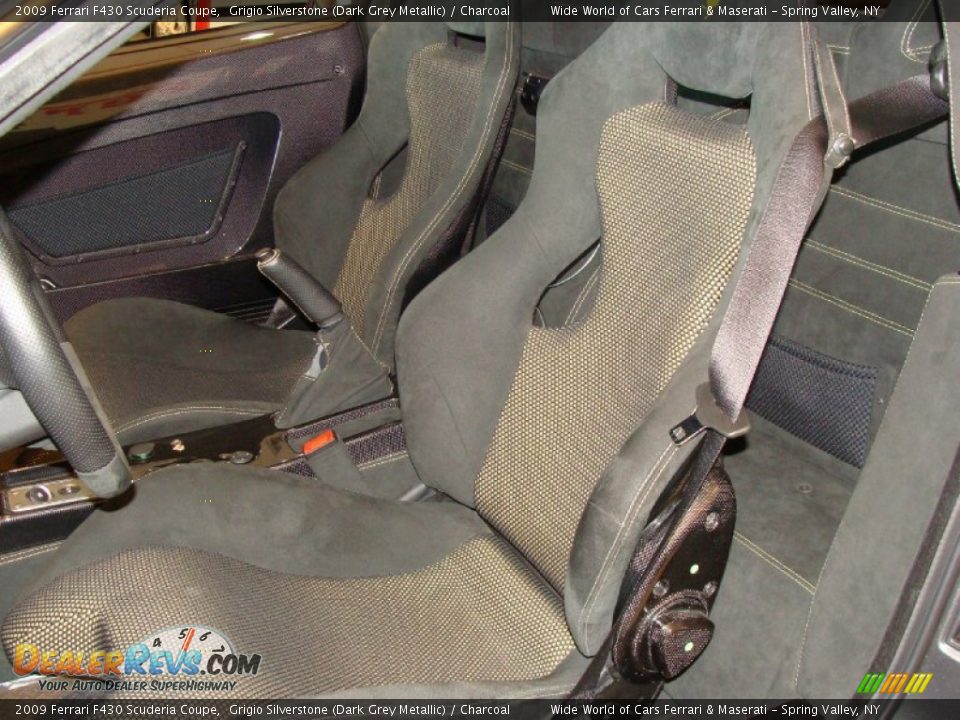 Charcoal Interior - 2009 Ferrari F430 Scuderia Coupe Photo #22