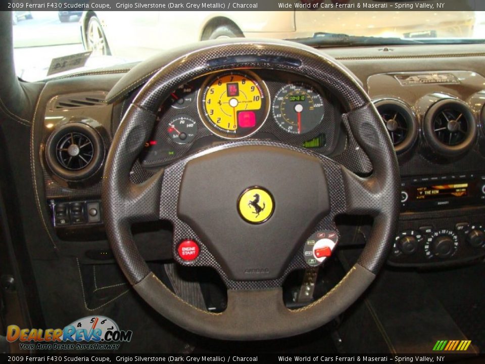 2009 Ferrari F430 Scuderia Coupe Steering Wheel Photo #26