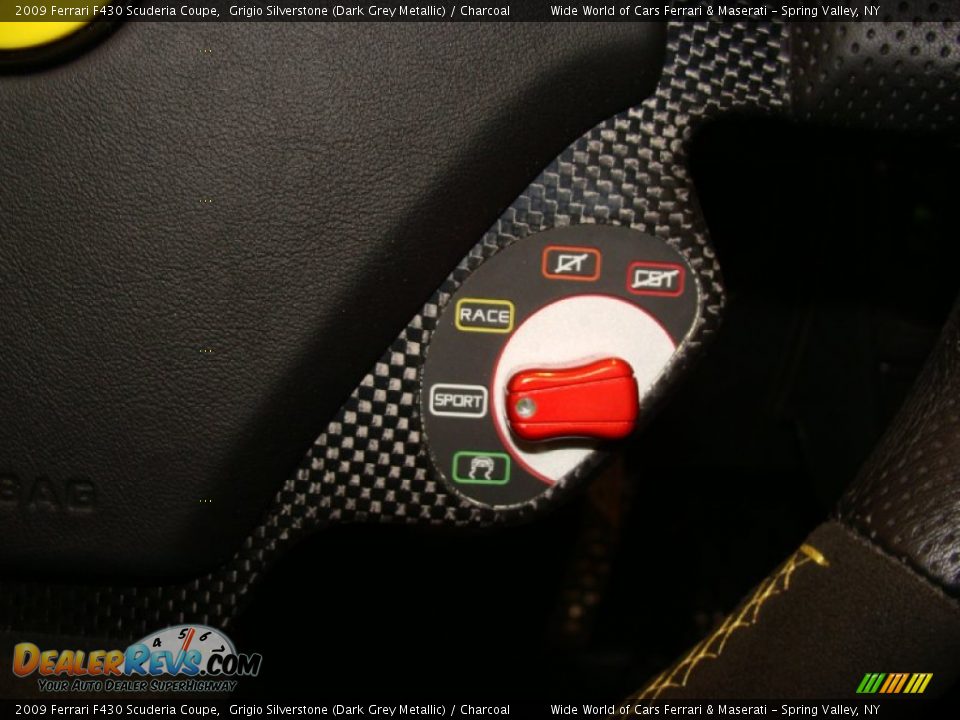 2009 Ferrari F430 Scuderia Coupe Grigio Silverstone (Dark Grey Metallic) / Charcoal Photo #27