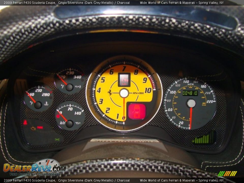 2009 Ferrari F430 Scuderia Coupe Gauges Photo #28