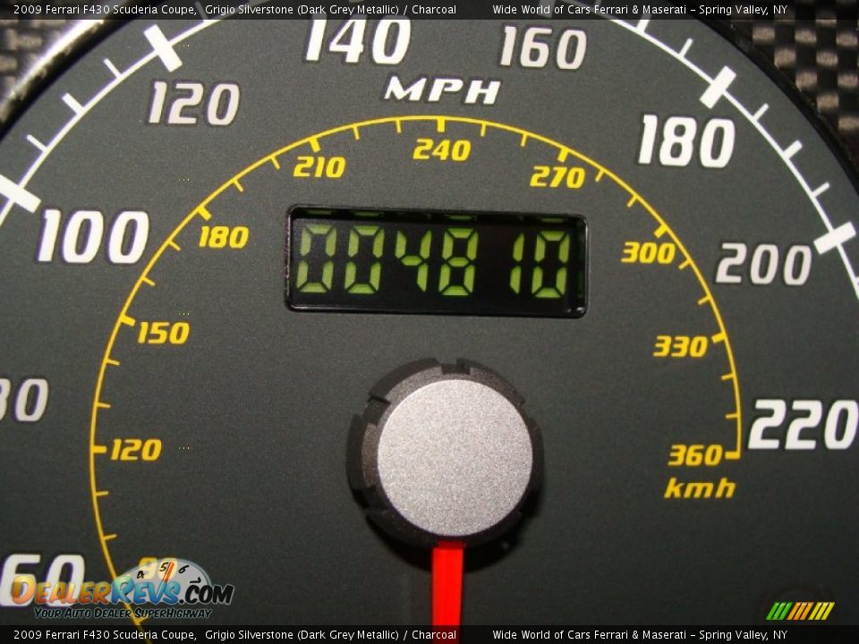 2009 Ferrari F430 Scuderia Coupe Grigio Silverstone (Dark Grey Metallic) / Charcoal Photo #29