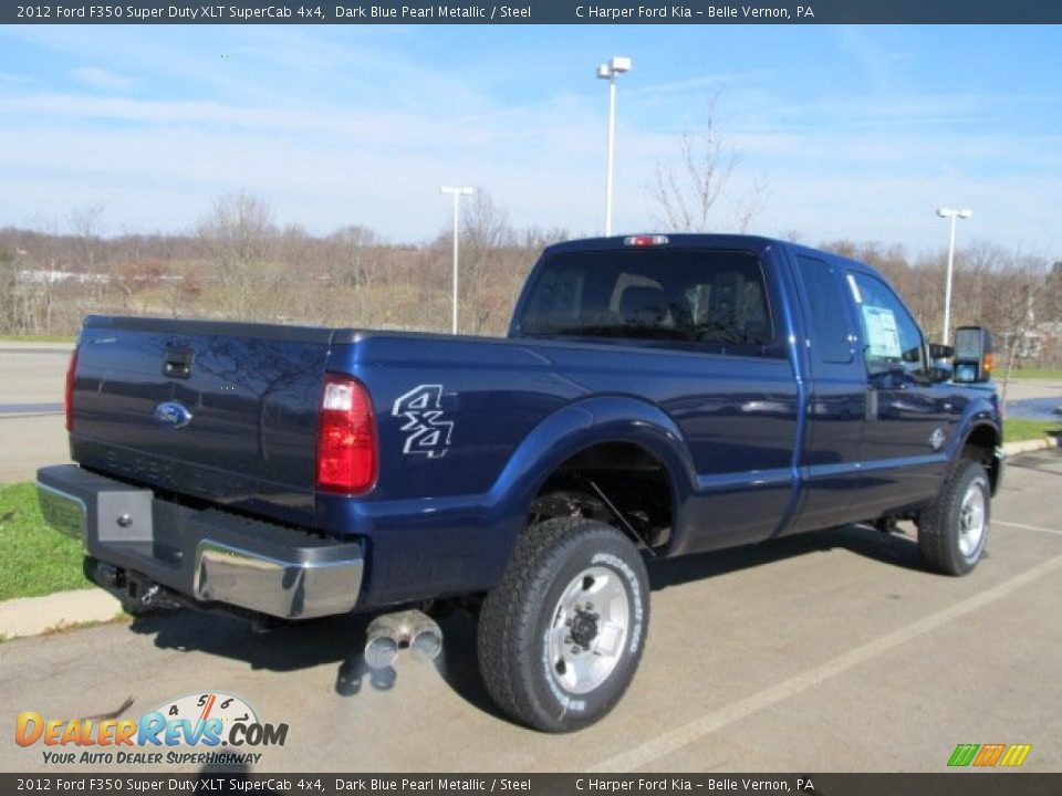 Dark Blue Pearl Metallic 2012 Ford F350 Super Duty XLT SuperCab 4x4 Photo #13