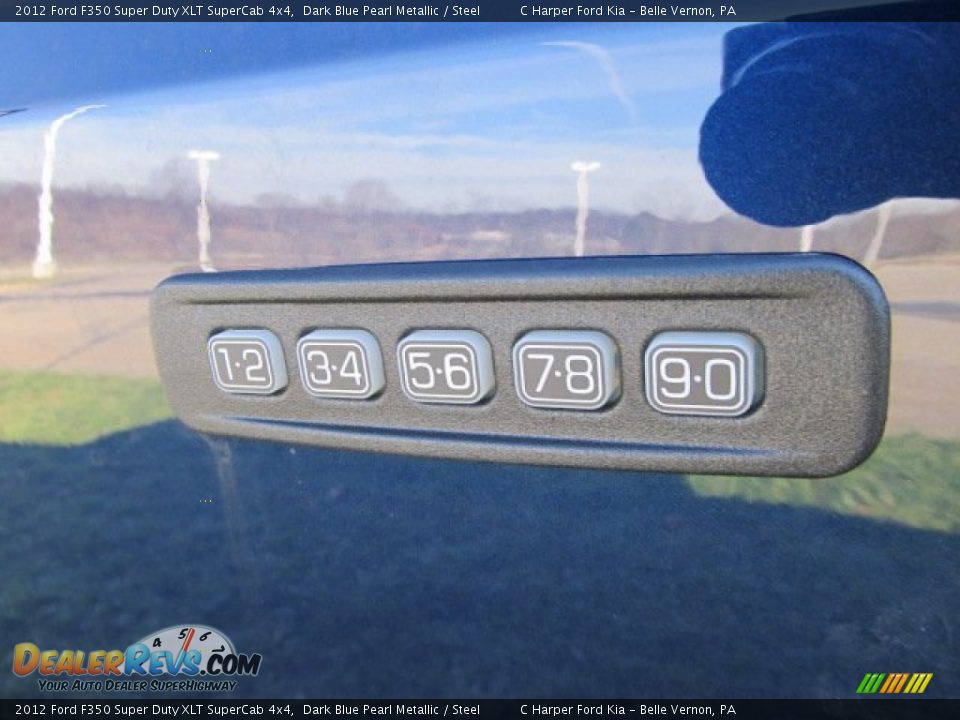 2012 Ford F350 Super Duty XLT SuperCab 4x4 Dark Blue Pearl Metallic / Steel Photo #16