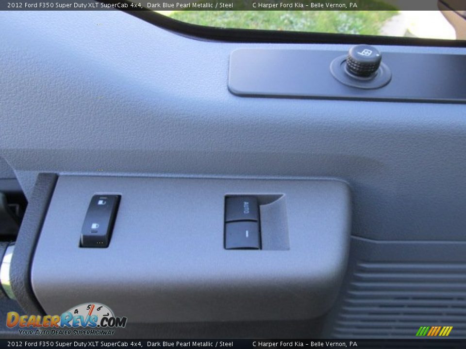 2012 Ford F350 Super Duty XLT SuperCab 4x4 Dark Blue Pearl Metallic / Steel Photo #20