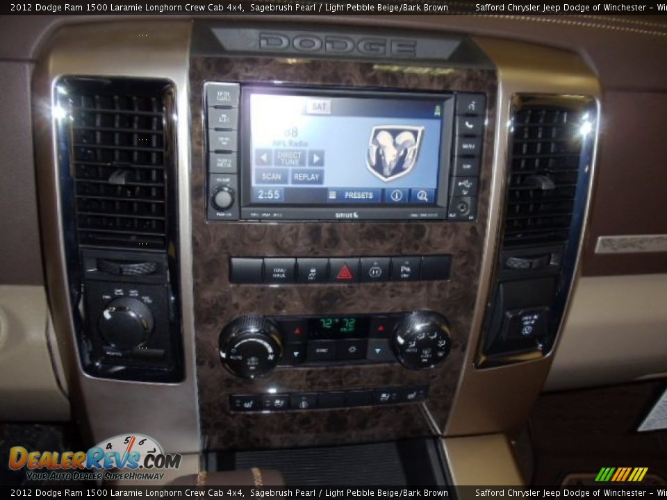 2012 Dodge Ram 1500 Laramie Longhorn Crew Cab 4x4 Sagebrush Pearl / Light Pebble Beige/Bark Brown Photo #14