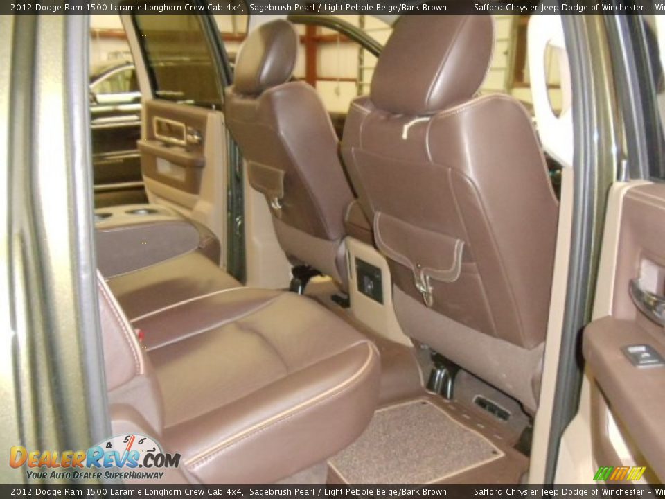 2012 Dodge Ram 1500 Laramie Longhorn Crew Cab 4x4 Sagebrush Pearl / Light Pebble Beige/Bark Brown Photo #21