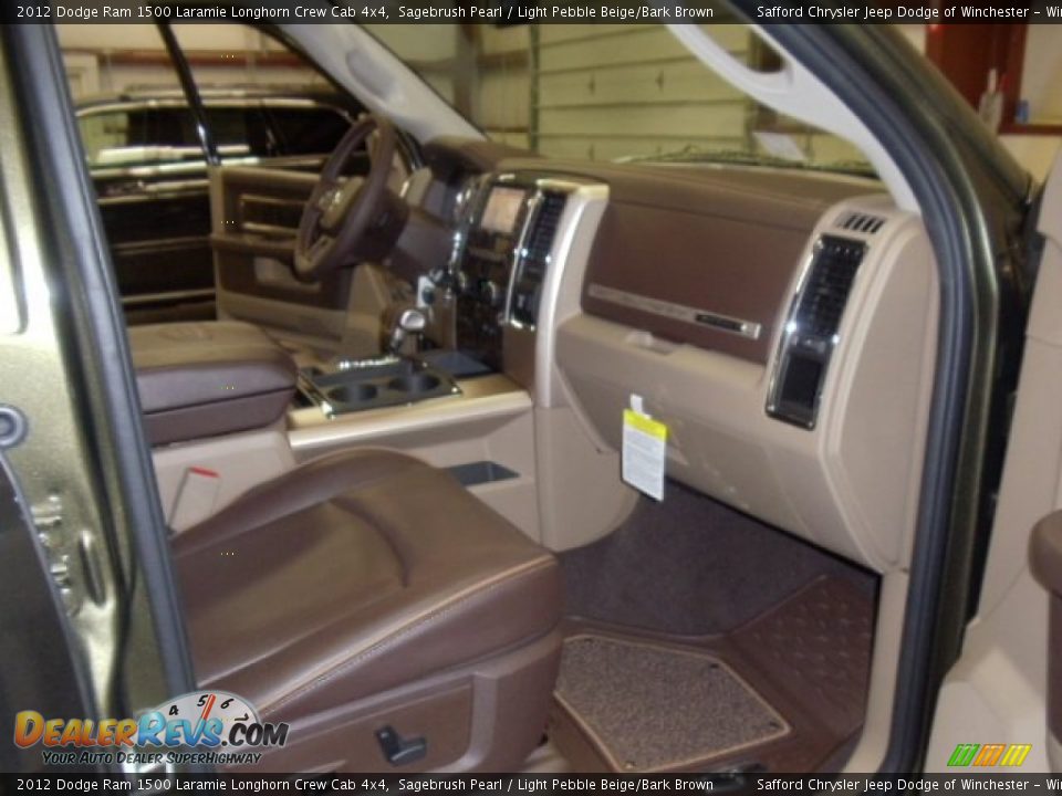 2012 Dodge Ram 1500 Laramie Longhorn Crew Cab 4x4 Sagebrush Pearl / Light Pebble Beige/Bark Brown Photo #22