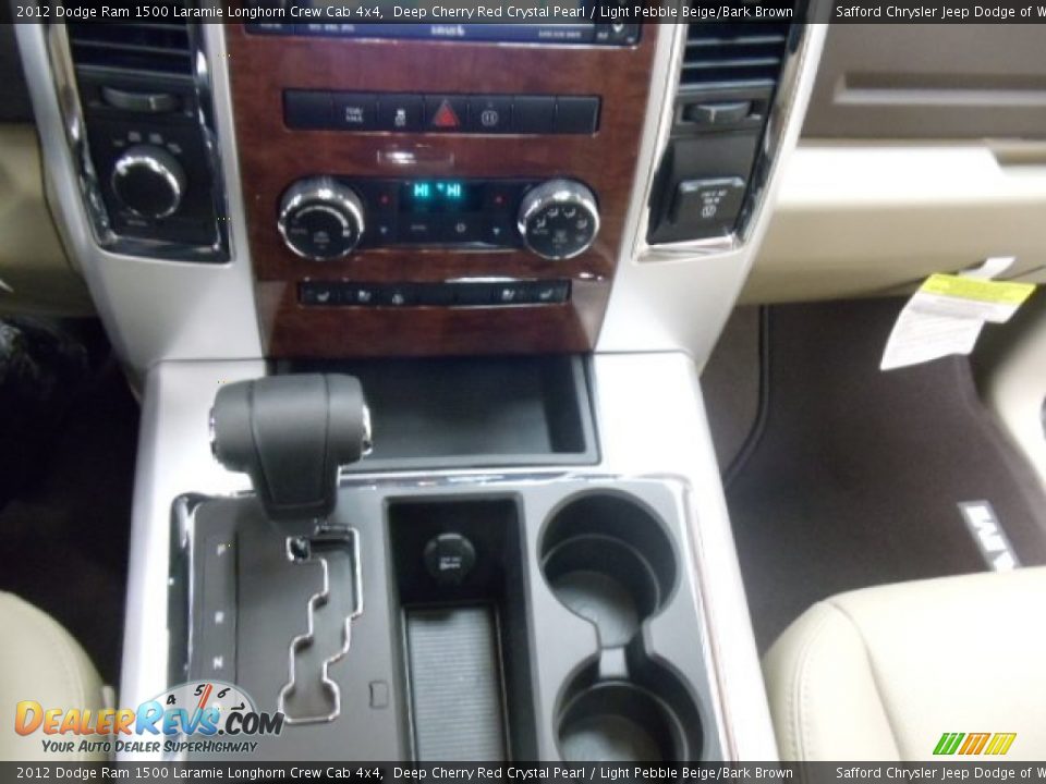 2012 Dodge Ram 1500 Laramie Longhorn Crew Cab 4x4 Deep Cherry Red Crystal Pearl / Light Pebble Beige/Bark Brown Photo #14