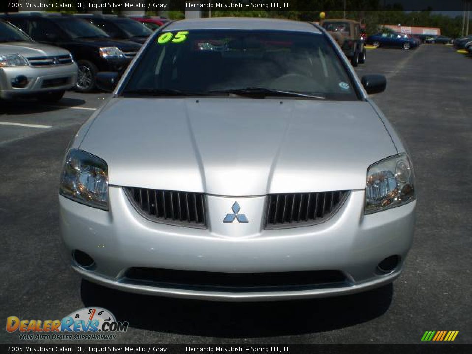 2005 Mitsubishi Galant DE Liquid Silver Metallic / Gray Photo #8