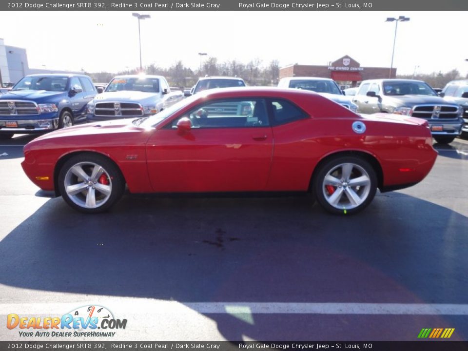 2012 Dodge Challenger SRT8 392 Redline 3 Coat Pearl / Dark Slate Gray Photo #4