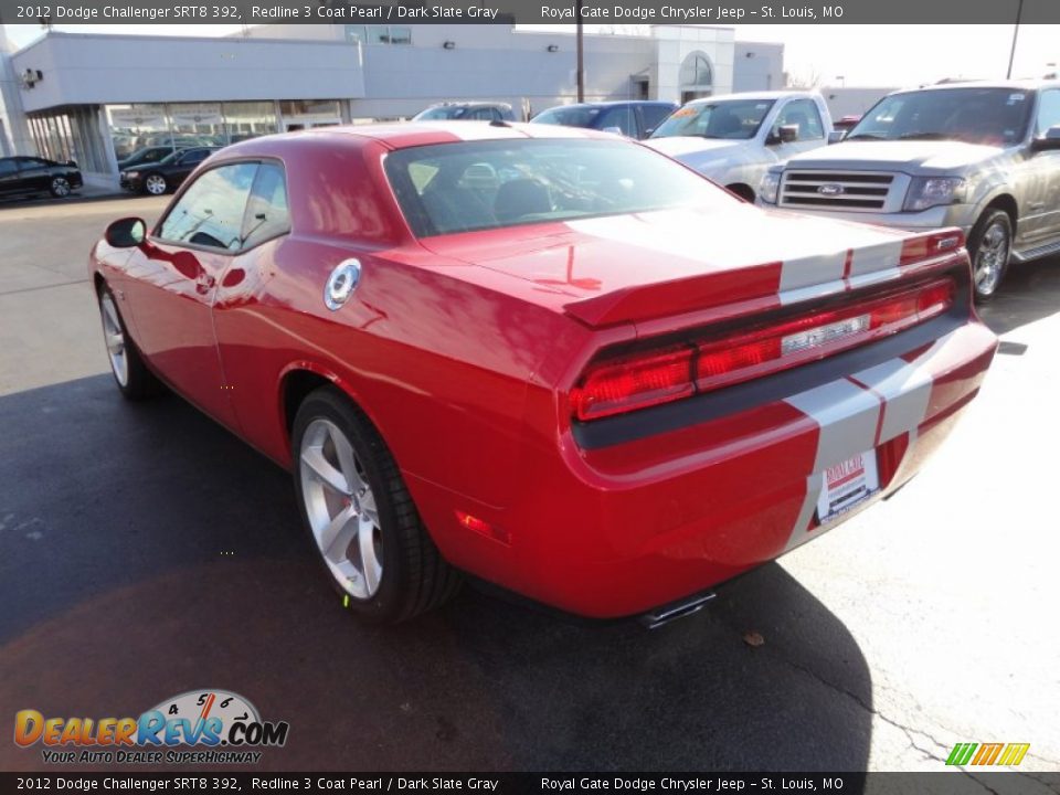 2012 Dodge Challenger SRT8 392 Redline 3 Coat Pearl / Dark Slate Gray Photo #5