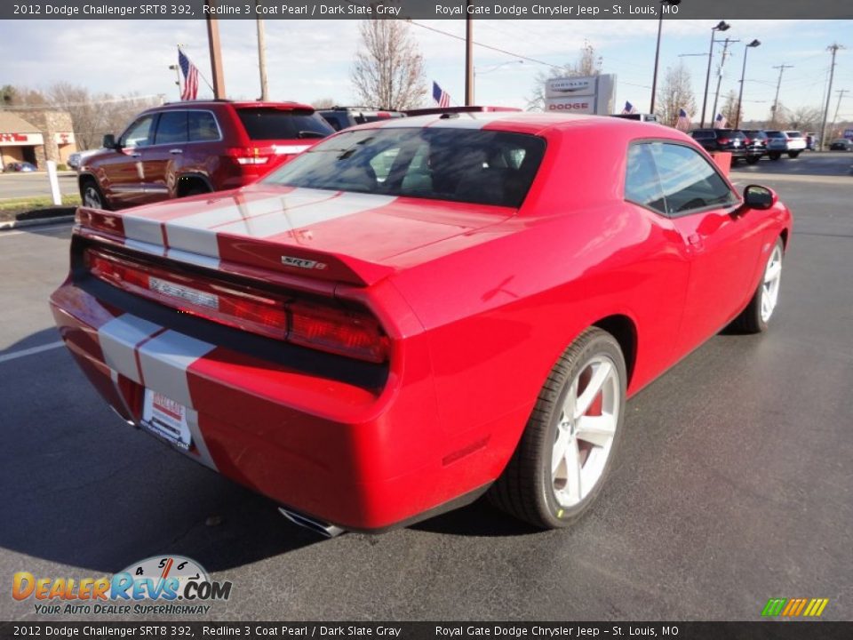 2012 Dodge Challenger SRT8 392 Redline 3 Coat Pearl / Dark Slate Gray Photo #7