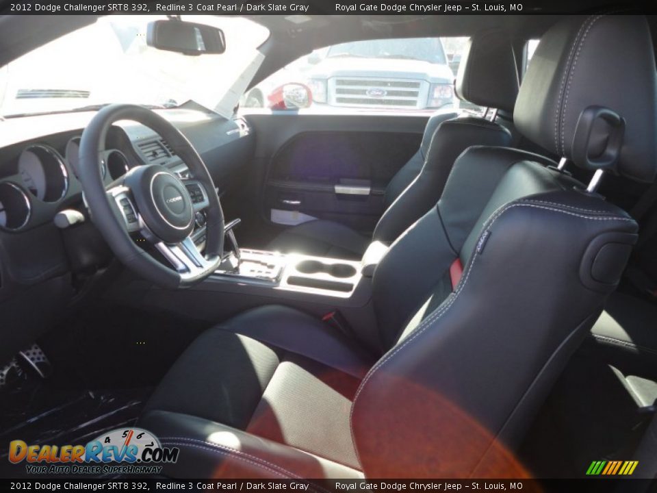 2012 Dodge Challenger SRT8 392 Redline 3 Coat Pearl / Dark Slate Gray Photo #14
