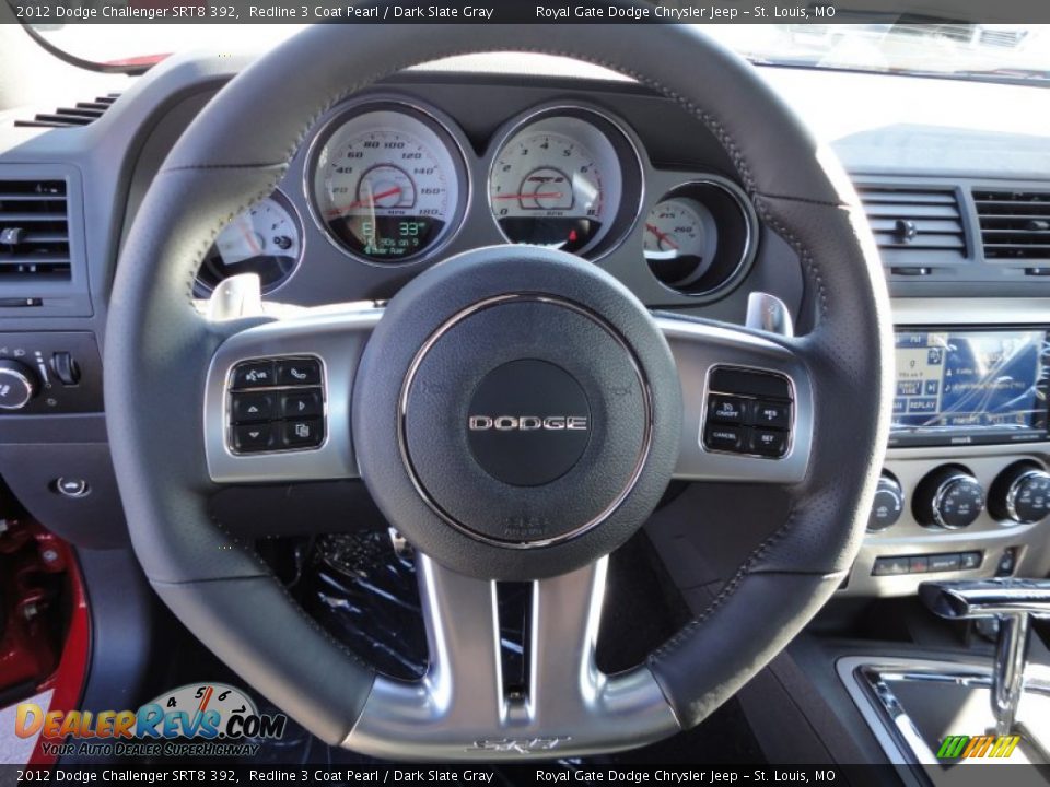 2012 Dodge Challenger SRT8 392 Steering Wheel Photo #20