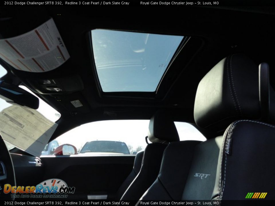 Sunroof of 2012 Dodge Challenger SRT8 392 Photo #21