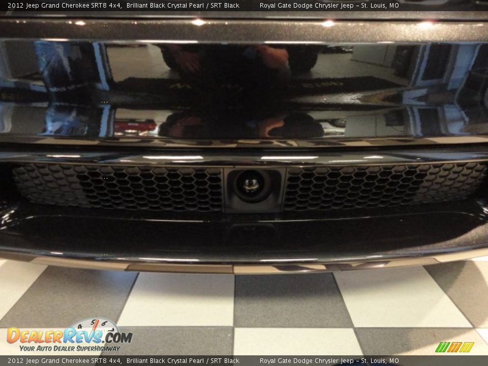 2012 Jeep Grand Cherokee SRT8 4x4 Brilliant Black Crystal Pearl / SRT Black Photo #8