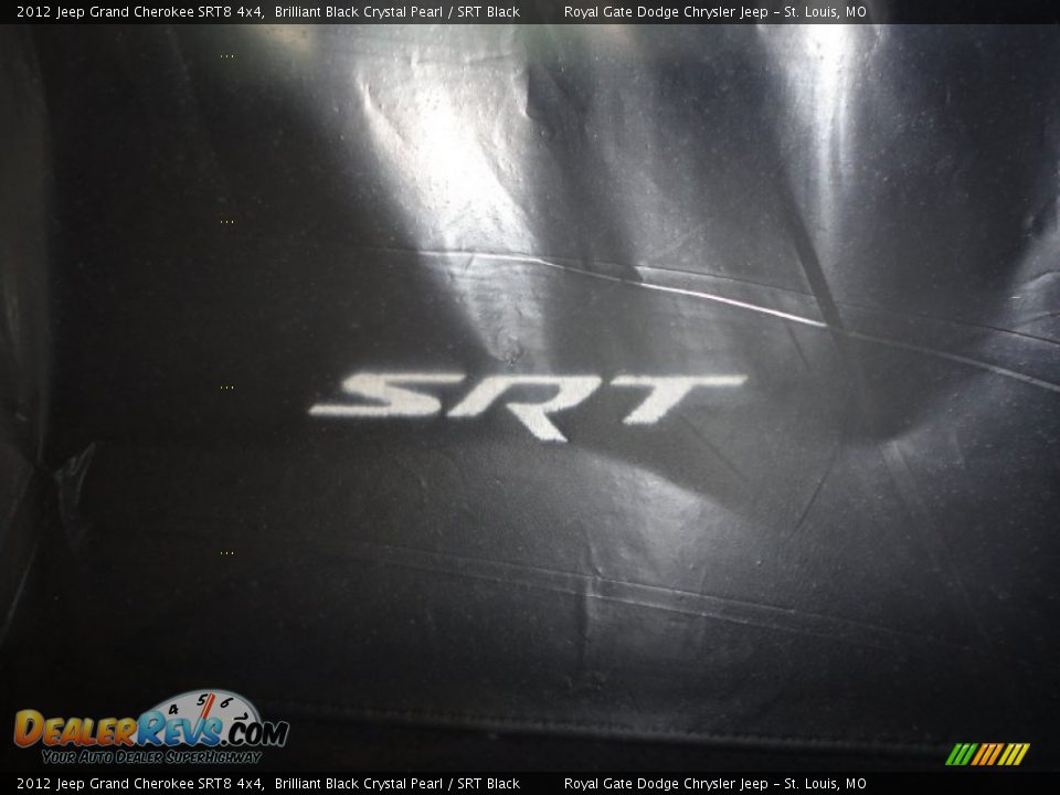 2012 Jeep Grand Cherokee SRT8 4x4 Brilliant Black Crystal Pearl / SRT Black Photo #16
