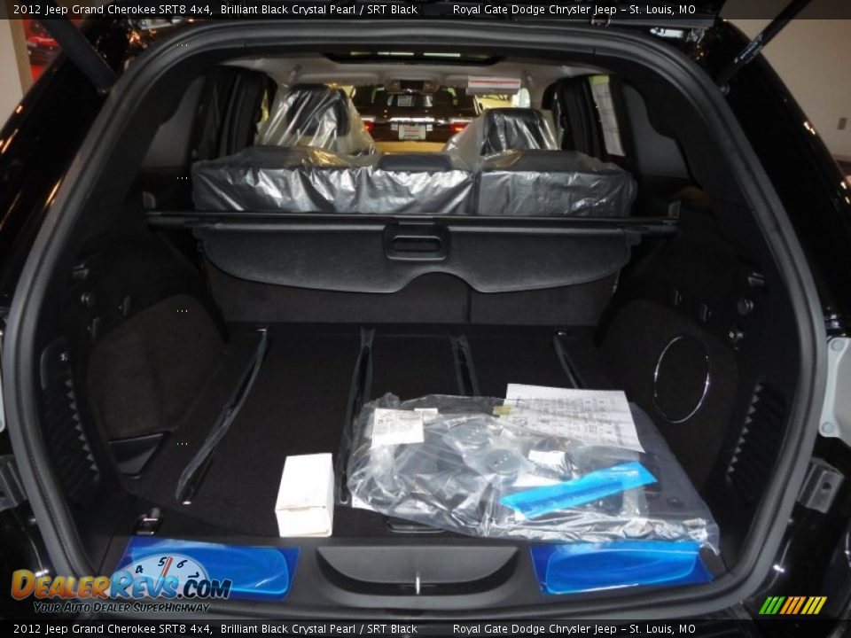 2012 Jeep Grand Cherokee SRT8 4x4 Brilliant Black Crystal Pearl / SRT Black Photo #24