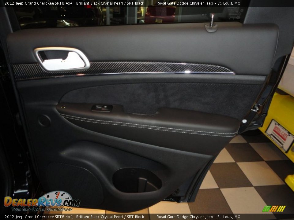 2012 Jeep Grand Cherokee SRT8 4x4 Brilliant Black Crystal Pearl / SRT Black Photo #26