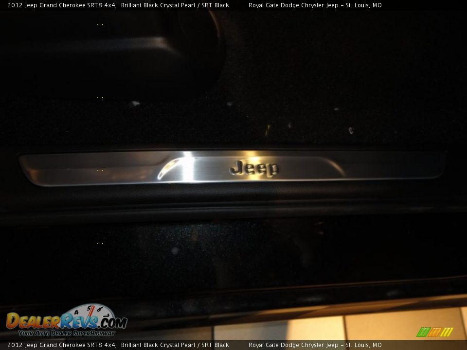 2012 Jeep Grand Cherokee SRT8 4x4 Brilliant Black Crystal Pearl / SRT Black Photo #30