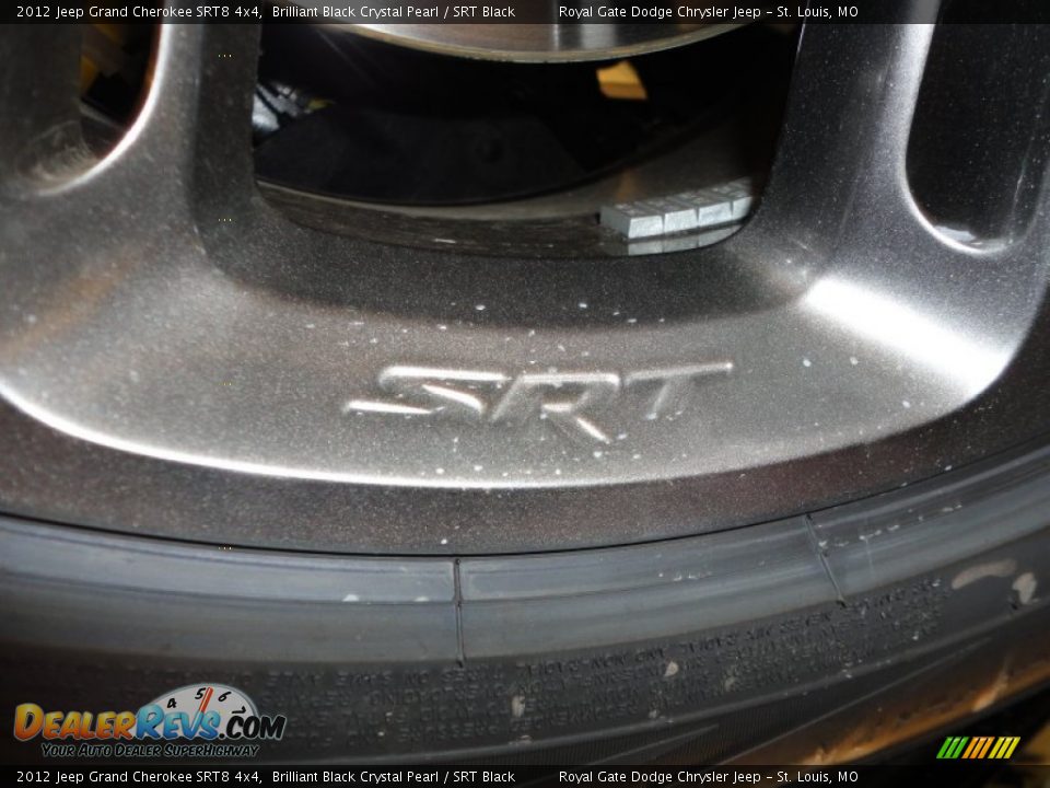 2012 Jeep Grand Cherokee SRT8 4x4 Brilliant Black Crystal Pearl / SRT Black Photo #35