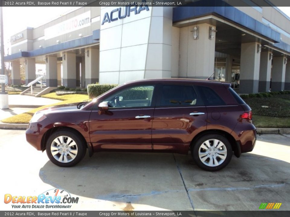 2012 Acura RDX Basque Red Pearl II / Taupe Photo #5