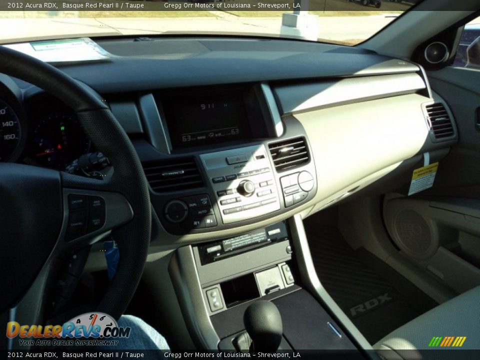 2012 Acura RDX Basque Red Pearl II / Taupe Photo #11