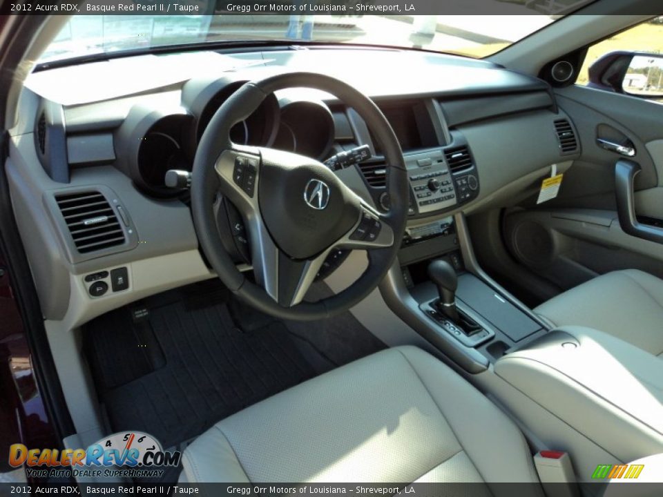 Taupe Interior - 2012 Acura RDX  Photo #16